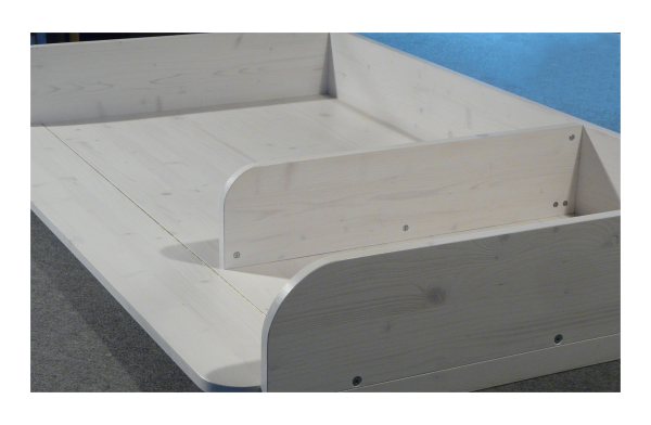 Trennbrett Wickelaufsatz Tisch / Kommode Holz