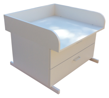 Changing table attachment bathtub
