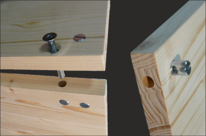 assemblage de meubles démontable