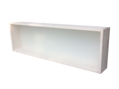 Wandvitrine weiß