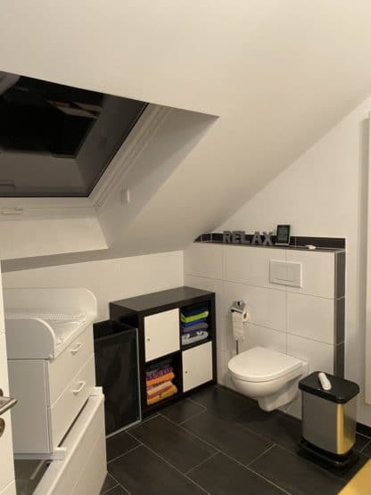 Wickelaufsatz im Badezimmer